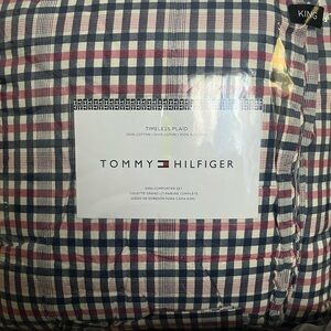 Tommy Hilfiger Timeless Plaid Bedding Set - Red, Blue, White- King